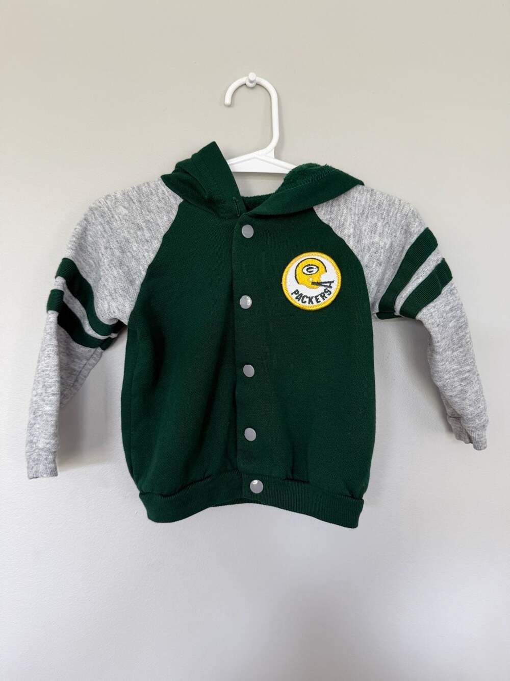 Jog Togs Green Packers Toddler Hoodie Size 18 MOS